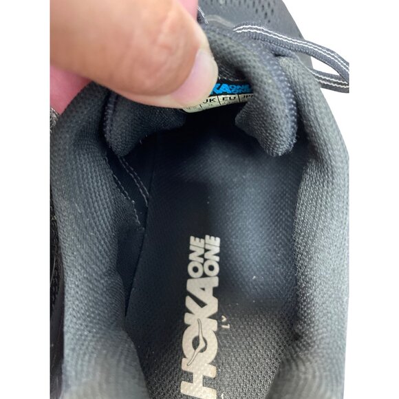 Hoka One Clifton 6 Mens Black/White Running Walking Shoes Size 9.5M - Picture 10 of 13